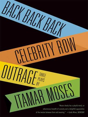 cover image of Back Back Back; Celebrity Row; Outrage